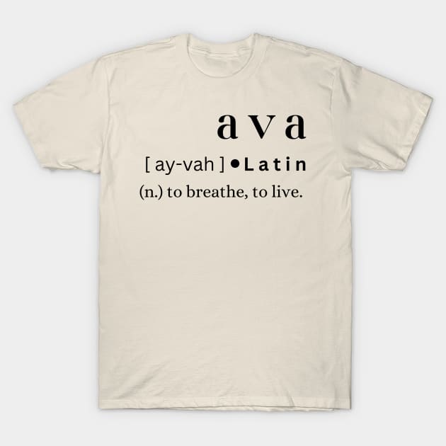 Ava T-Shirt by MajesticWords